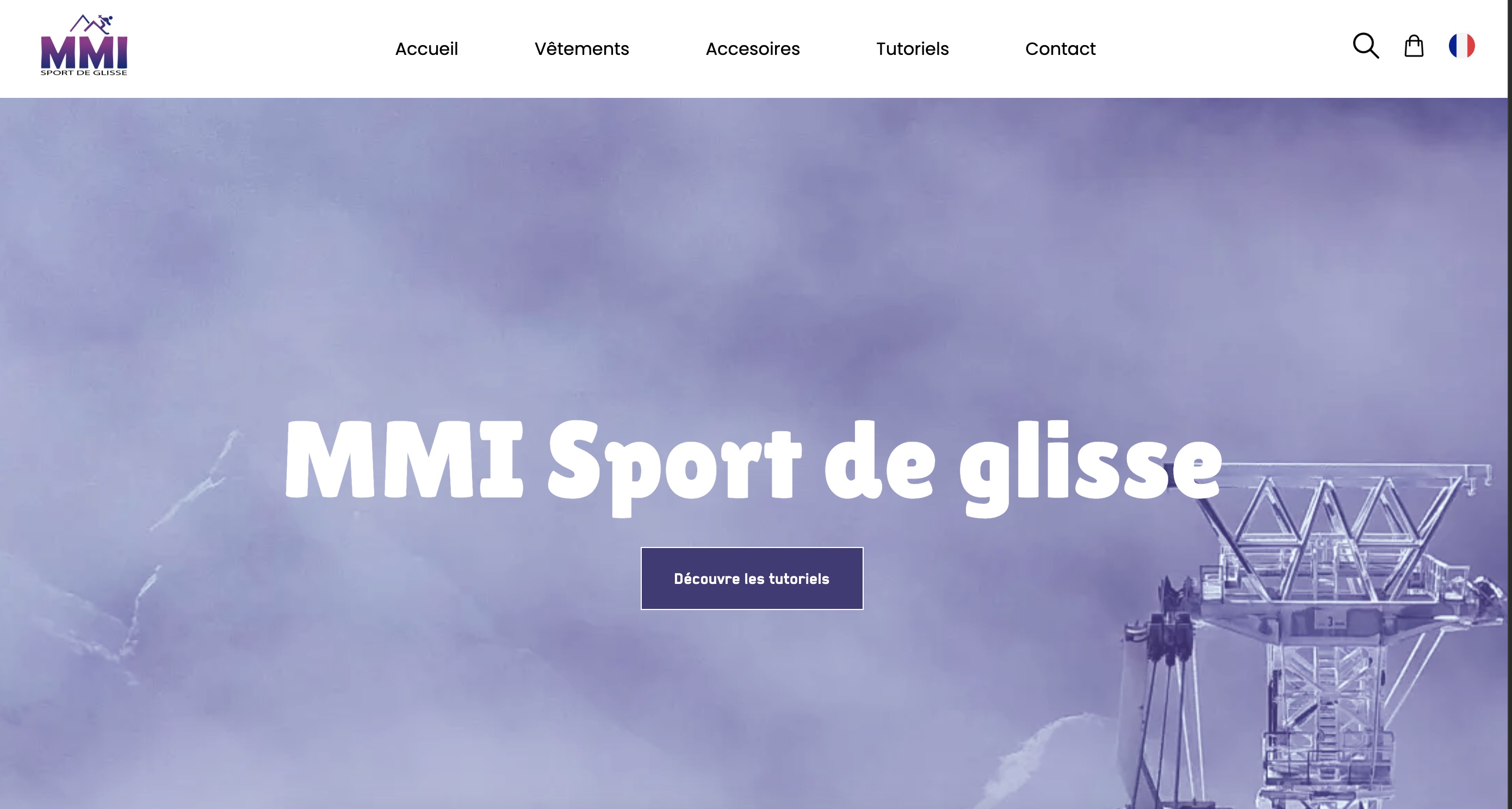 Aperçu du projet MMI Sports de glisse